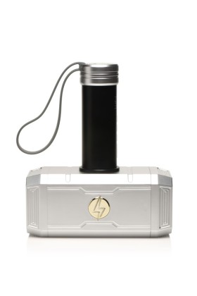 XR Brands - Thunder Stroker Saugender Masturbator - Silber & Schwarz