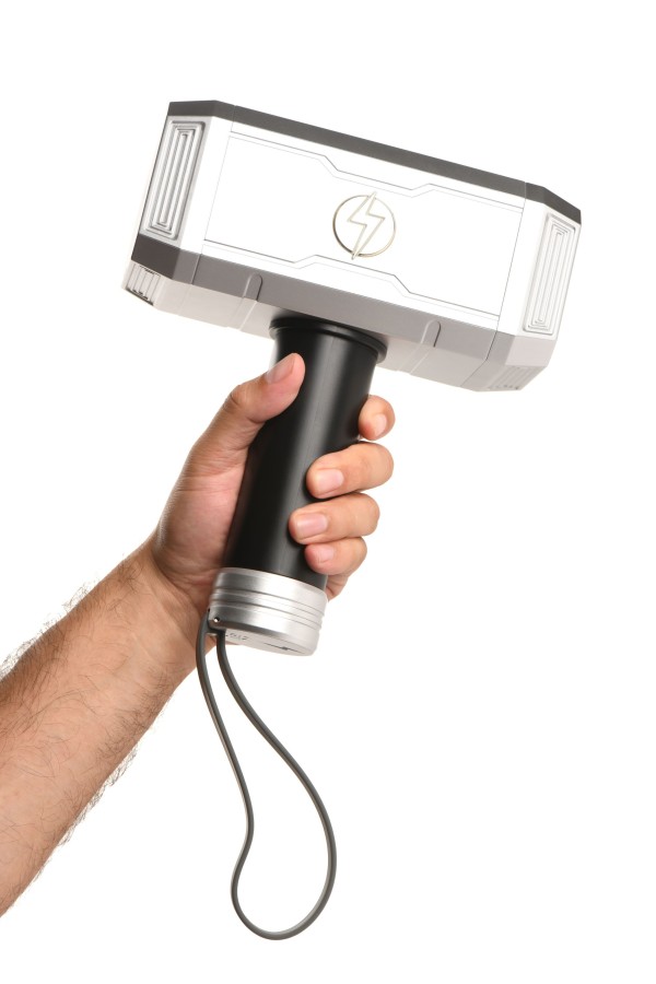 XR Brands - Thunder Stroker Saugender Masturbator - Silber & Schwarz