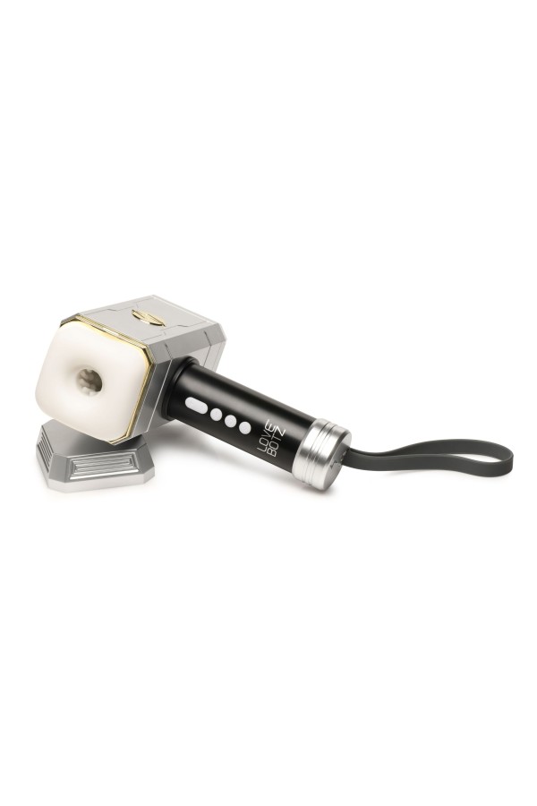 XR Brands - Thunder Stroker Saugender Masturbator - Silber & Schwarz