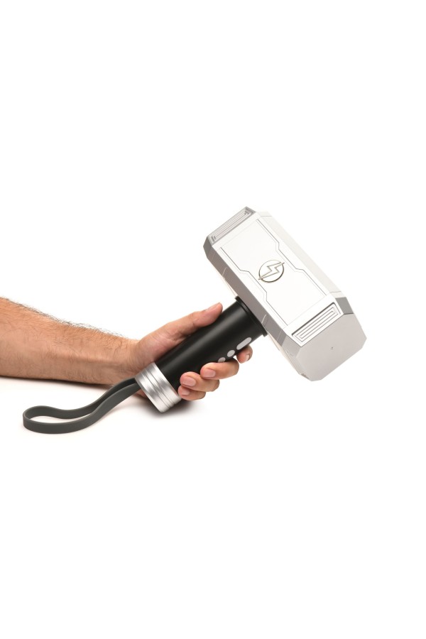XR Brands - Thunder Stroker Saugender Masturbator - Silber & Schwarz