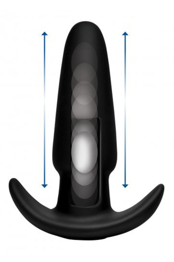 Thump-It Curved Buttplug aus Silikon - Medium