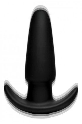 Thump-It Curved Buttplug aus Silikon - Medium