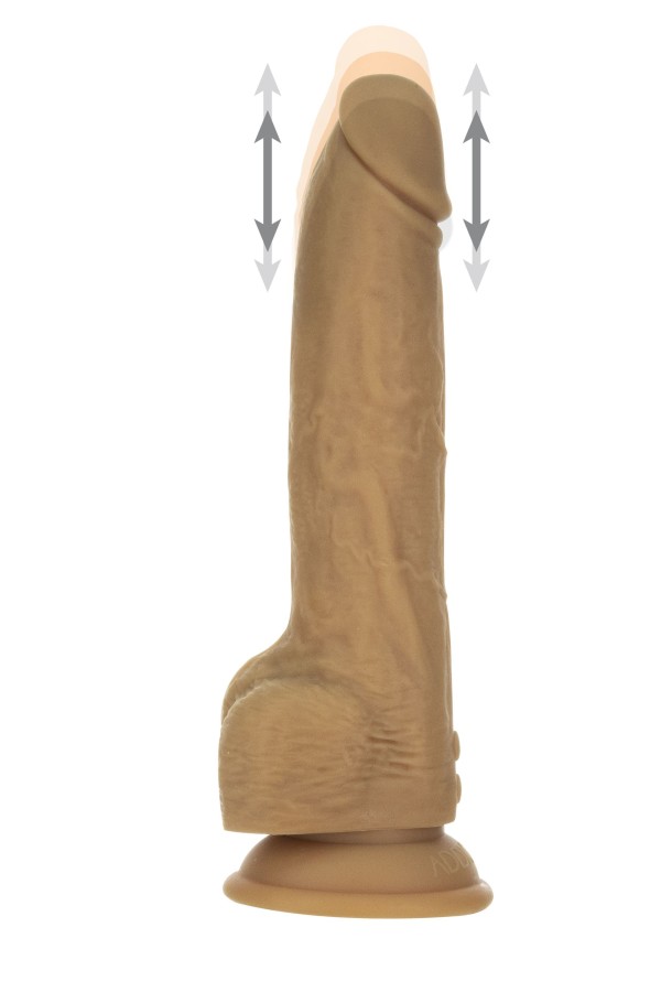 Naked Addiction - Realistischer Stoß-Dildo mit Fernbedienung - 23 cm