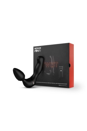 Nexus - Revo Twist Doppeltes Anal- & Prostata-Massagegerät - Schwarz