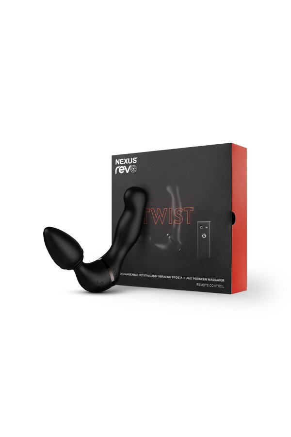 Nexus - Revo Twist Doppeltes Anal- & Prostata-Massagegerät - Schwarz