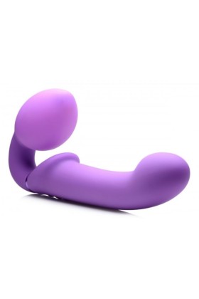 G-Pulse Vibrierender halterloser Strap-on - Lila