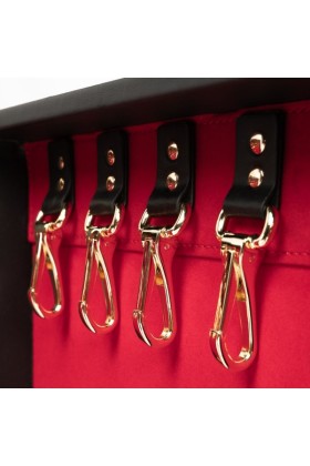 Bedroom Fantasies - Bondage-Koffer 13 Teile - Rindsleder