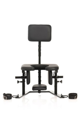 XR Brands - Pleasure Throne Oralsex-Stuhl - Schwarz