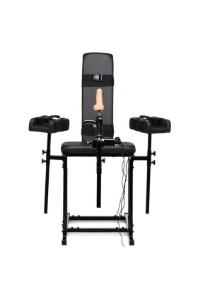 Obedience Chair with Sex Machine