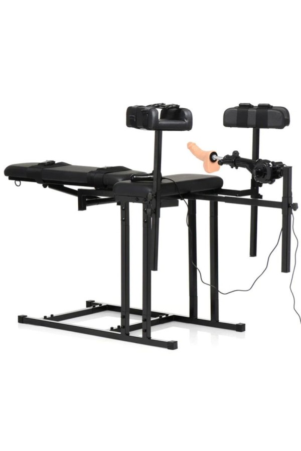 Obedience Chair with Sex Machine
