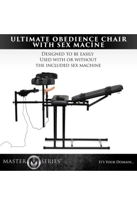 Obedience Chair with Sex Machine