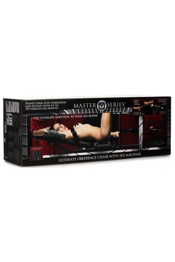 Obedience Chair with Sex Machine