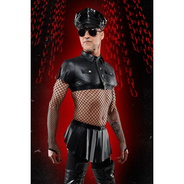 kurzer Rock BOJulian001 schwarz kaufen | Fesselliebe