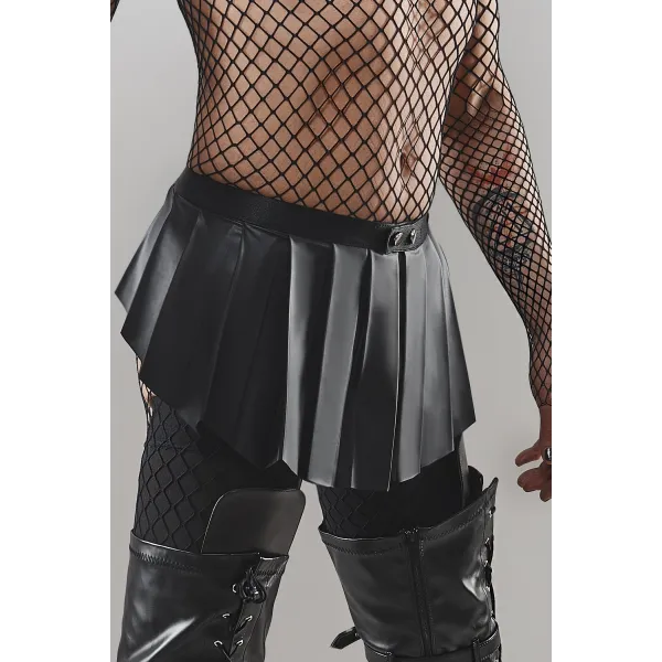 Kurzer Rock Bojulian001 Schwarz | Fesselliebe.de