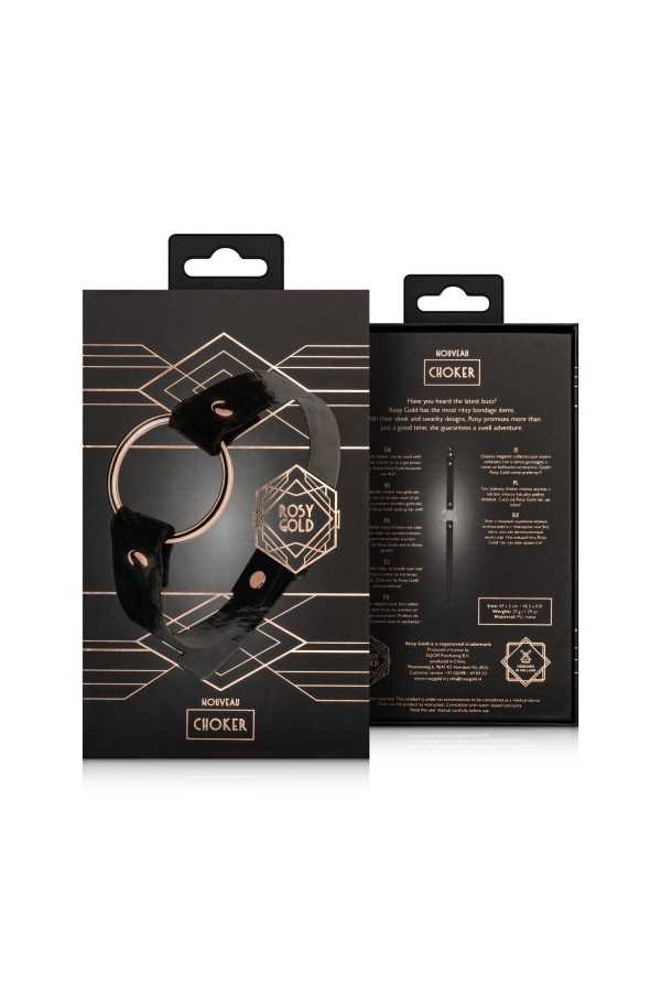 ♥ Rosy Gold - Choker - Schwarz ♥