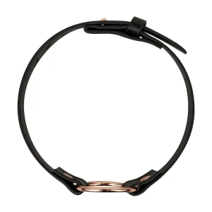 ♥ Rosy Gold - Choker - Schwarz ♥