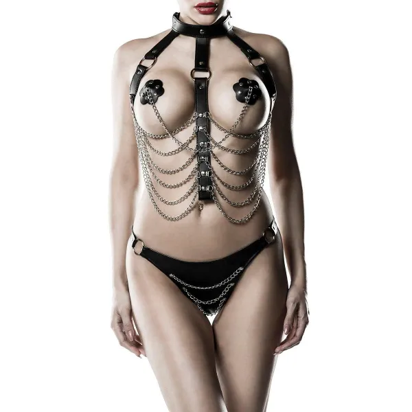 3-Teiliges Kettenharness-Set 14503 von Grey Velvet kaufen | Fesselliebe