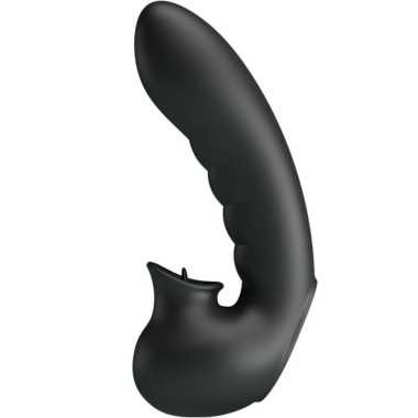 Hobgoblin Vibrierendes Fingerhülle 12 Vibrationen + Klitoris-Stimulator Schwarz von Pretty Love kaufen | Fesselliebe