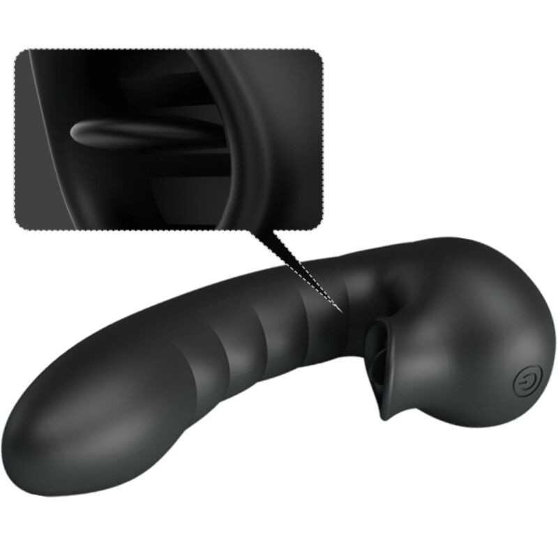 Hobgoblin Vibrierendes Fingerhülle 12 Vibrationen + Klitoris-Stimulator Schwarz von Pretty Love kaufen | Fesselliebe
