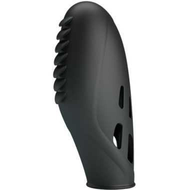 Gilo Silikon-Fingervibrator Schwarz von Pretty Love kaufen | Fesselliebe