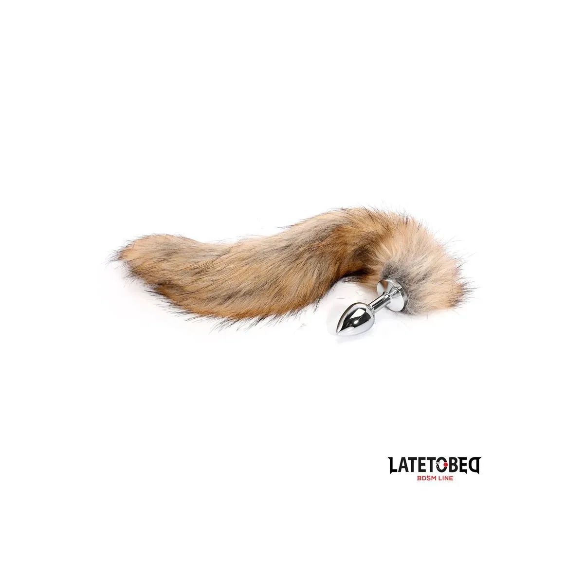 ANALPLUG MIT SCHWANZ BRAUN 40 CM VON LATETOBED BDSM LINE