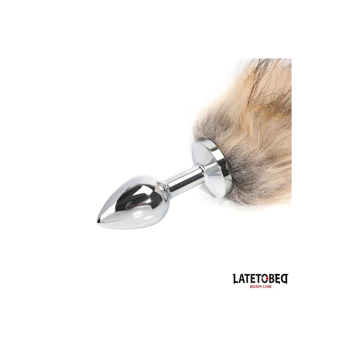 ANALPLUG MIT SCHWANZ BRAUN 40 CM VON LATETOBED BDSM LINE