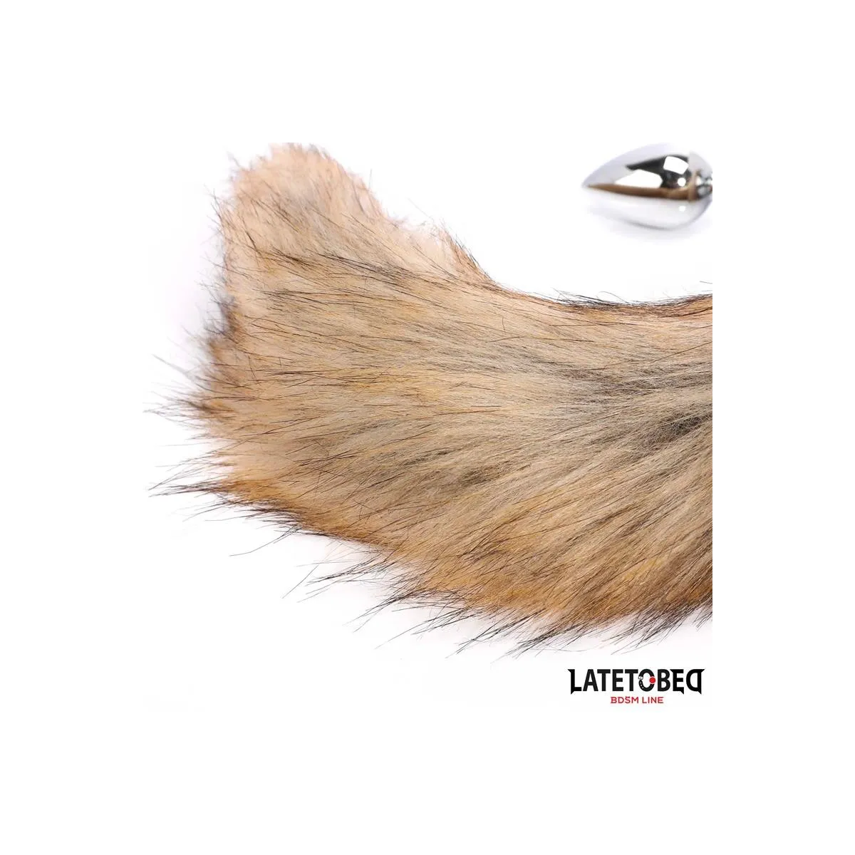 ANALPLUG MIT SCHWANZ BRAUN 40 CM VON LATETOBED BDSM LINE
