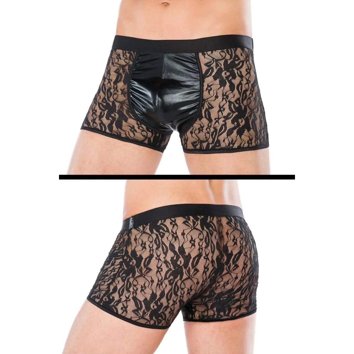 Schwarze Boxershorts Mc/9059 von Andalea kaufen | Fesselliebe