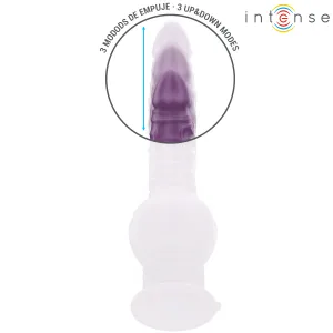 ♥ Tatum Multifunktionsvibrator mit Auf- und Abvibration 24 cm Lila von Intense Fun ♥