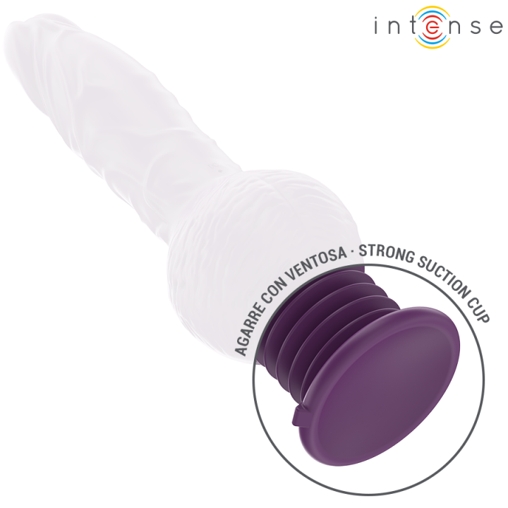 Tatum Multifunktionsvibrator mit Auf- und Abvibration 24 cm Lila von Intense Fun | Fesselliebe.de