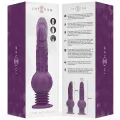♥ Tatum Multifunktionsvibrator mit Auf- und Abvibration 24 cm Lila von Intense Fun ♥