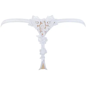 ♥ String Weiss V-9648 von Axami ♥