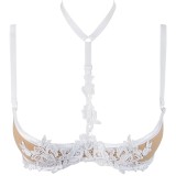 BH Weiss mit Offenen Cups V-9641 von Axami | Fesselliebe.de