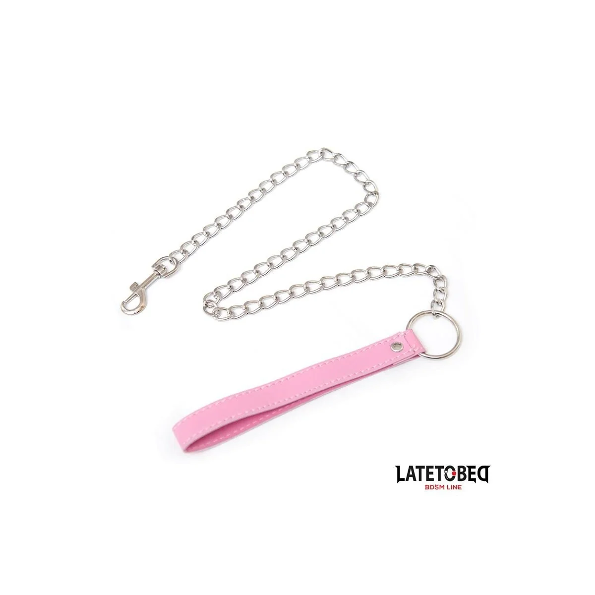 METALLKETTE LEINE PINK 65 CM VON LATETOBED BDSM LINE