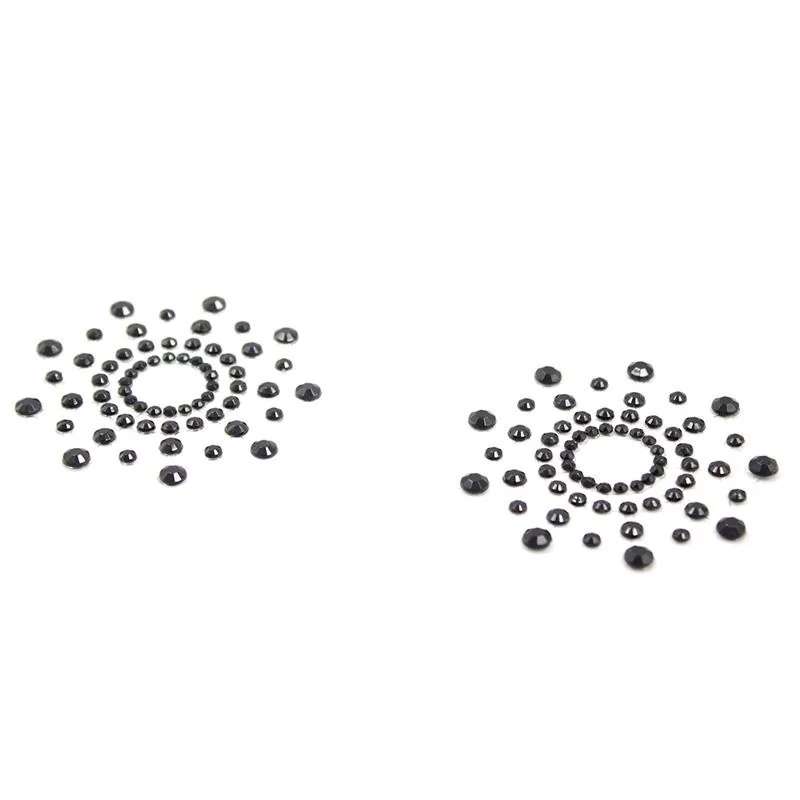 Schneeflocken-Nippelabdeckungen Schwarz von Latetobed Bdsm Line kaufen | Fesselliebe 2