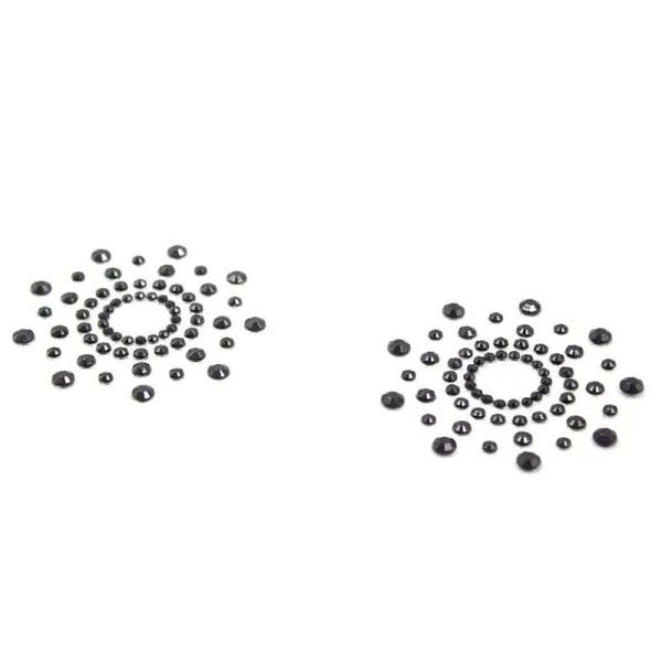 Schneeflocken-Nippelabdeckungen Schwarz von Latetobed Bdsm Line kaufen | Fesselliebe