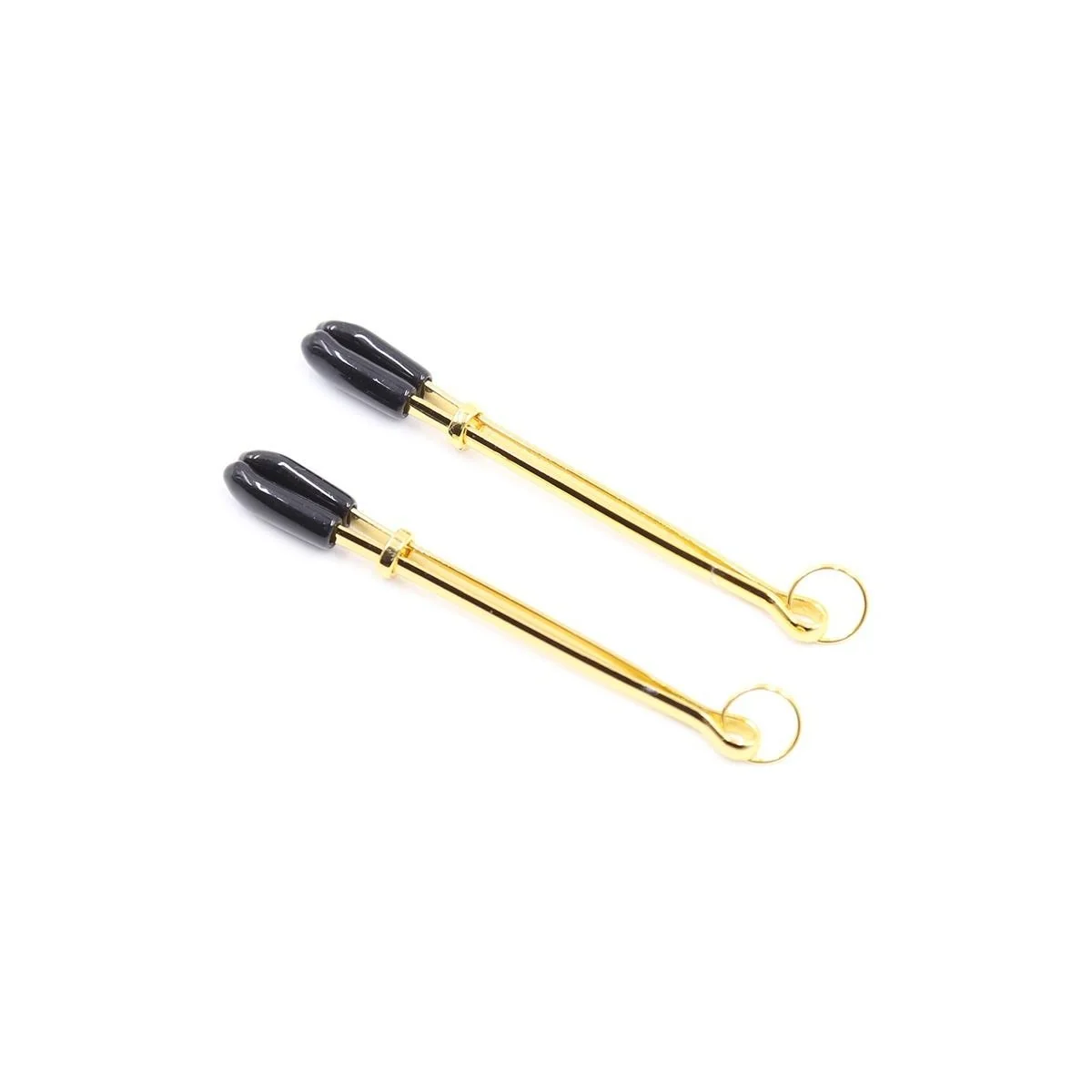 Nippelklemmen Metall Schwarz/Gold von Latetobed Bdsm Line kaufen | Fesselliebe