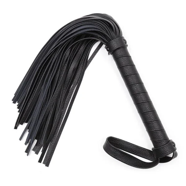 Klassische Peitsche 42 cm Schwarz von Latetobed Bdsm Line kaufen | Fesselliebe