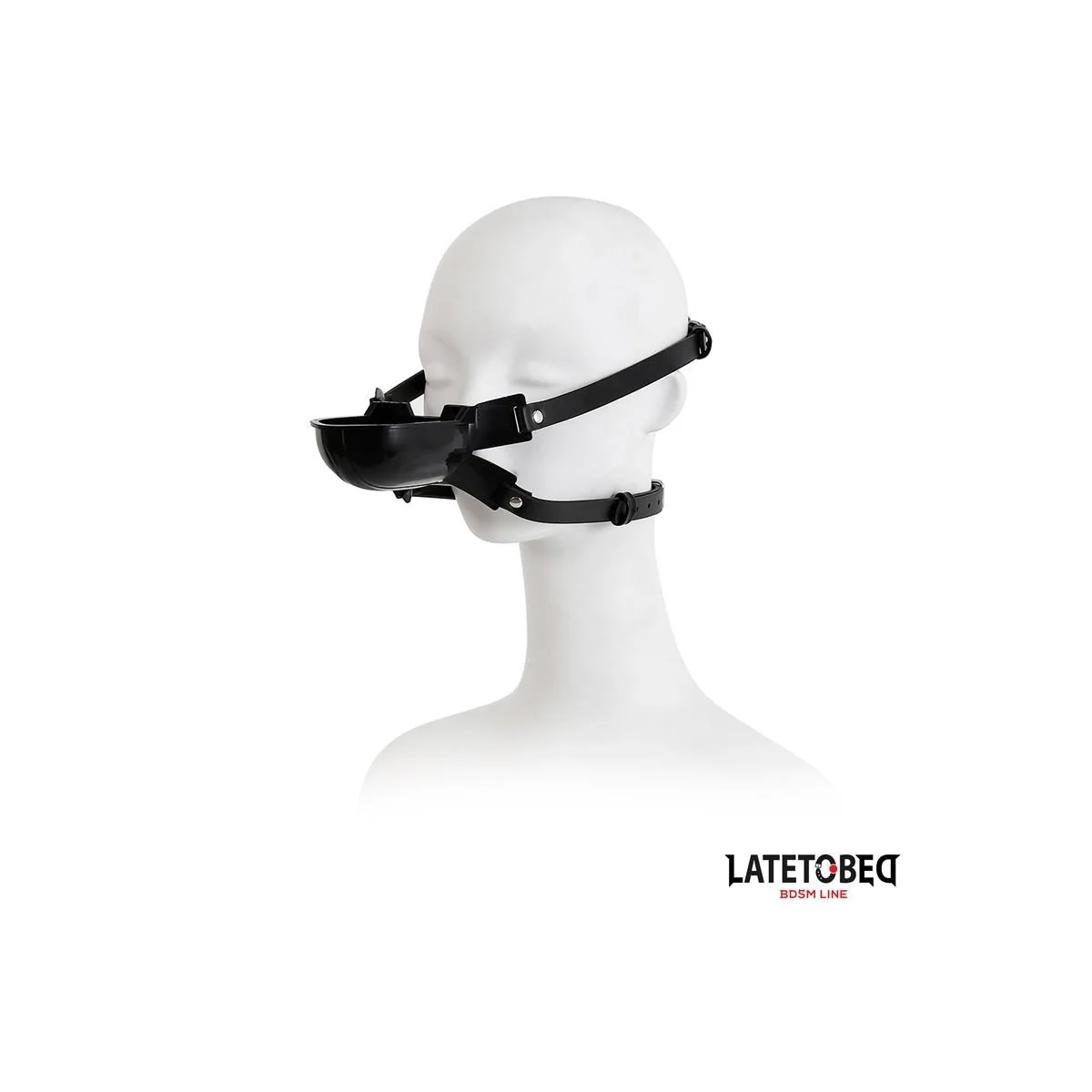 KNEBEL MIT TRINKVORRICHTUNG VON LATETOBED BDSM LINE