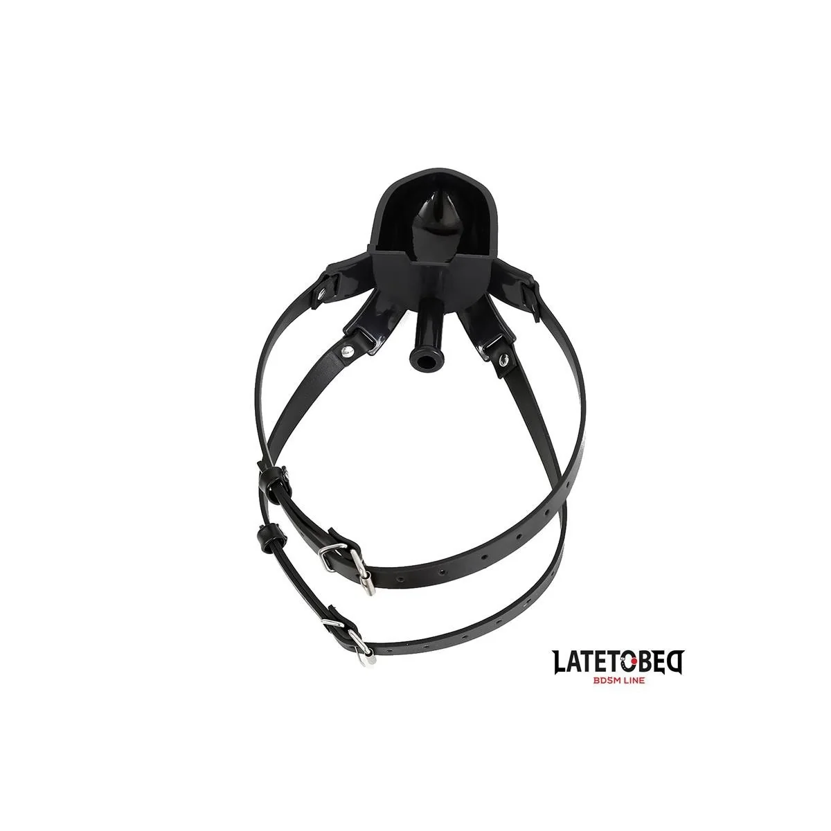 KNEBEL MIT TRINKVORRICHTUNG VON LATETOBED BDSM LINE