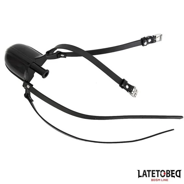 KNEBEL MIT TRINKVORRICHTUNG VON LATETOBED BDSM LINE