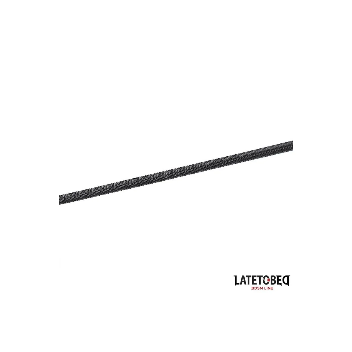 PEITSCHE MIT HERZFORM, SCHWARZ, 60 CM VON LATETOBED BDSM LINE