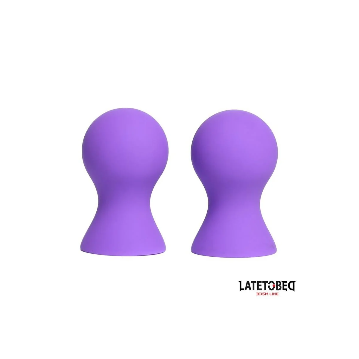 SILIKON-NIPPELSAUGER, LILA VON LATETOBED BDSM LINE