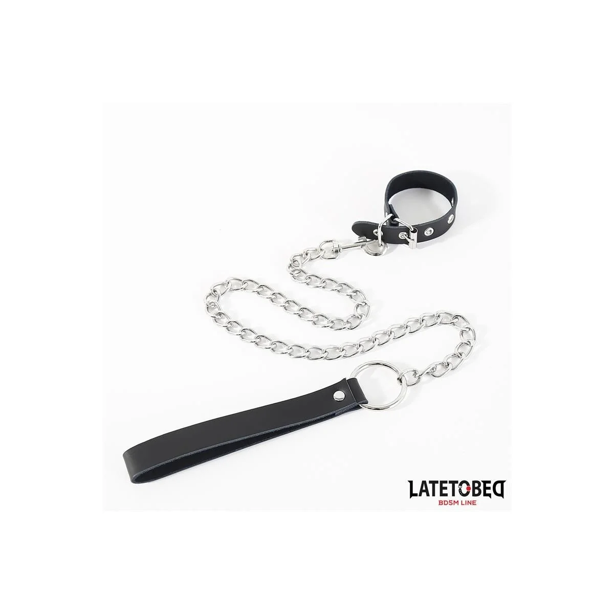 SCHNALLENVERSCHLUSS RING MIT LEINE VON LATETOBED BDSM LINE