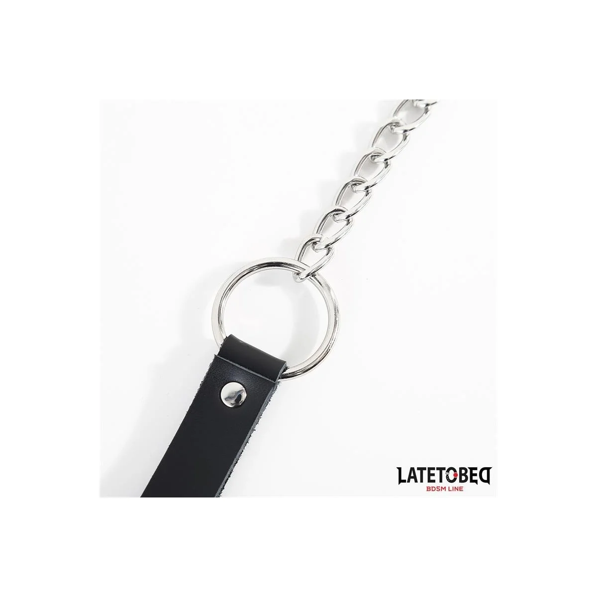 SCHNALLENVERSCHLUSS RING MIT LEINE VON LATETOBED BDSM LINE