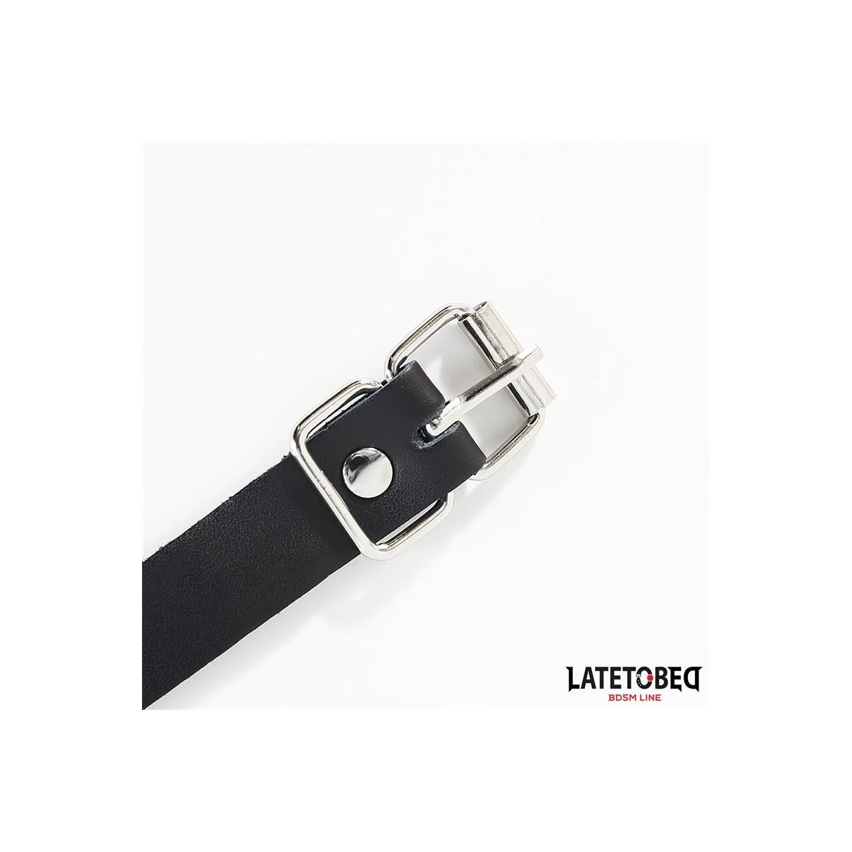 SCHNALLENVERSCHLUSS RING MIT LEINE VON LATETOBED BDSM LINE