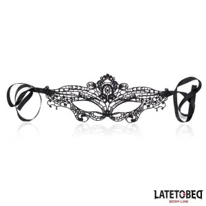 ELEGANTE MASKE SCHWARZ VON LATETOBED BDSM LINE
