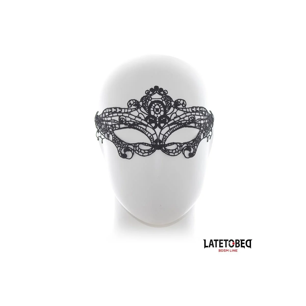 ELEGANTE MASKE SCHWARZ VON LATETOBED BDSM LINE