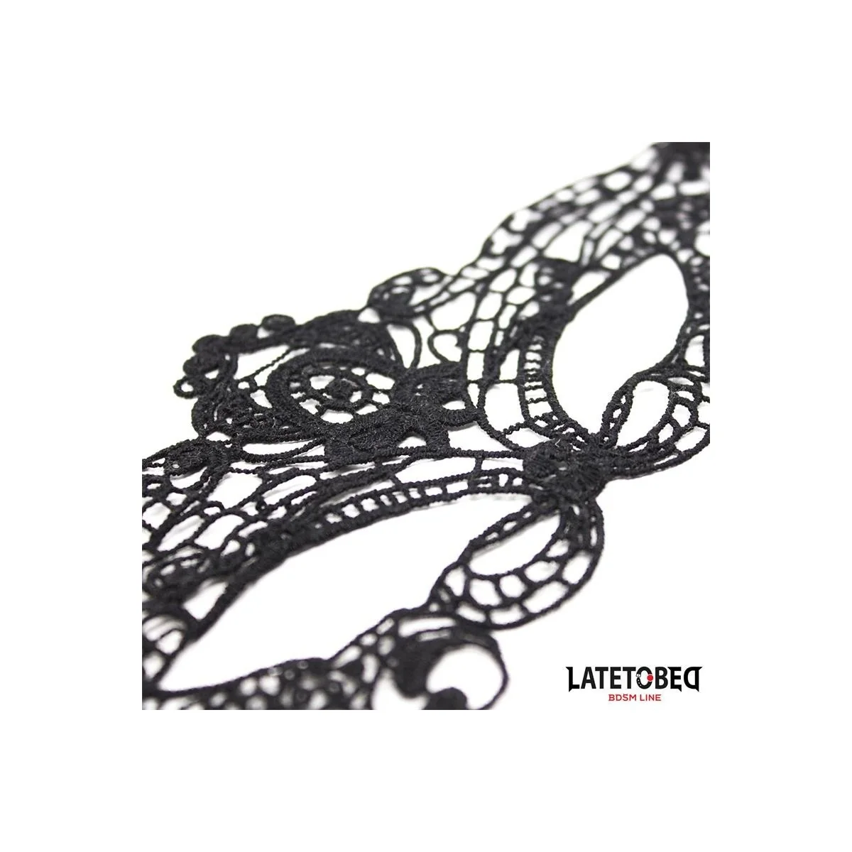 ELEGANTE MASKE SCHWARZ VON LATETOBED BDSM LINE