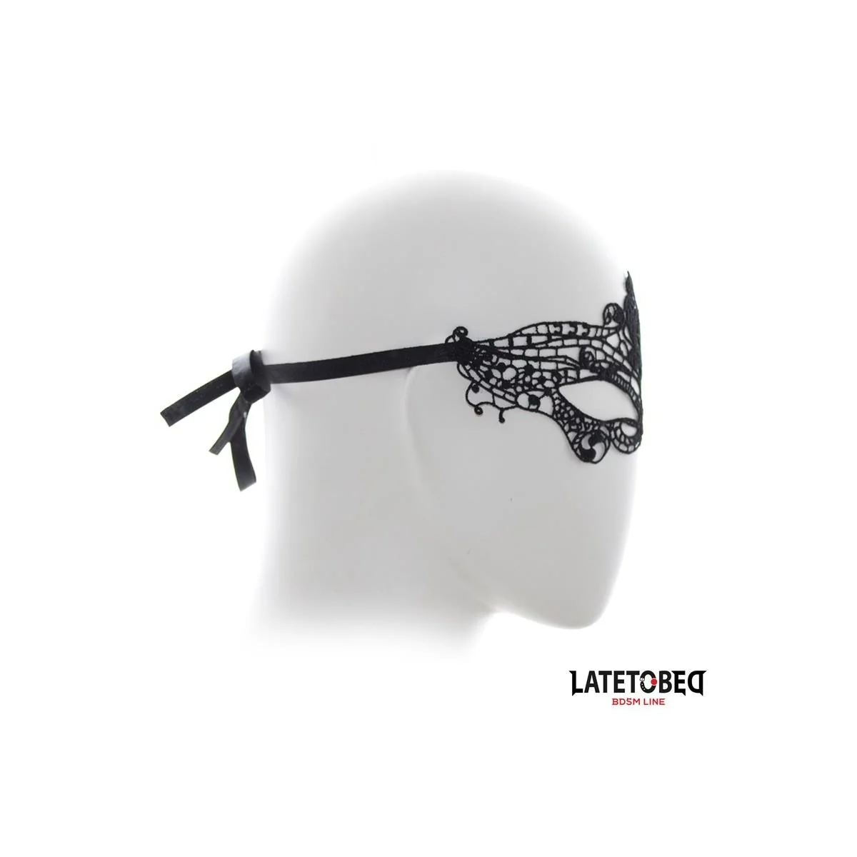ELEGANTE MASKE SCHWARZ VON LATETOBED BDSM LINE